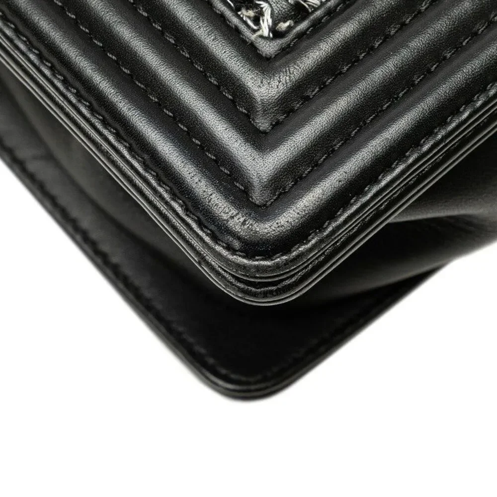 Chanel Boy Chanel 25 Leather Tweed Shoulder Bag